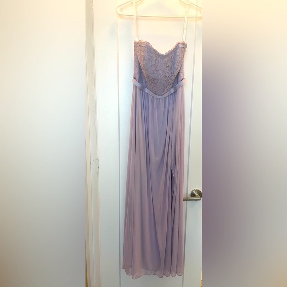 David’s bridal lace bridesmaids dress